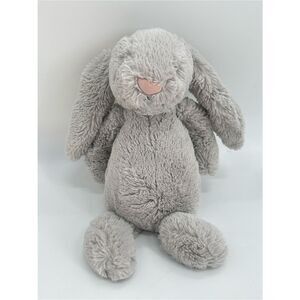 Jellycat Bashful Light Gray Bunny Rabbit 12" Medium Plush